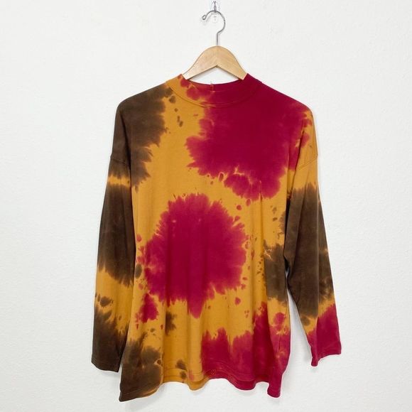 ✨Free People✨Tie Dyed Long Sleeves Tee🍁 - Picture 2 of 10